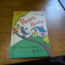Vintage Bright & Early 1972 In A People House Dr Seuss Children’s Book