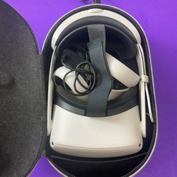 Meta Quest 2 (Oculus) VR Headset 128GB with Carrying Case + Controllers – Factory Reset