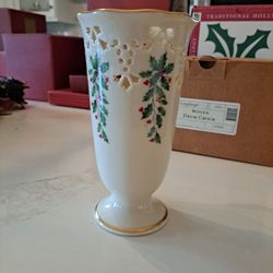 Holiday Flower Vase