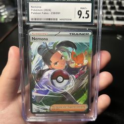 Pokemon Card Nemona Trainer PSA