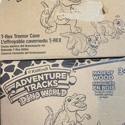 New - KidKraft Adventure Tracks™: Dino World T-Rex Tremor Cave - Factory sealed box   $10