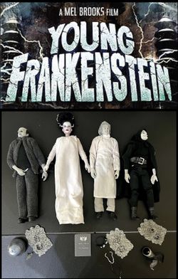 1/6 SIDESHOW YOUNG FRANKENSTEIN 12'' FIGURES + BONUS BRIDE 4 Figure Lot