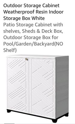 White Plastic storage/container/organizer