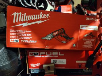 M18 18-Volt Lithium-Ion Cordless 18-Gauge Double Cut Metal Shear (Tool-Only)