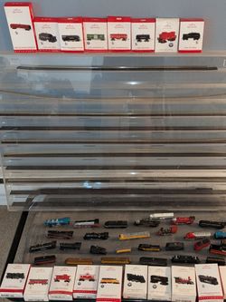 Trains - Hallmark Keep Sake & Display case