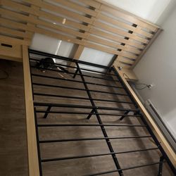 Free Queue Size Bed Frame