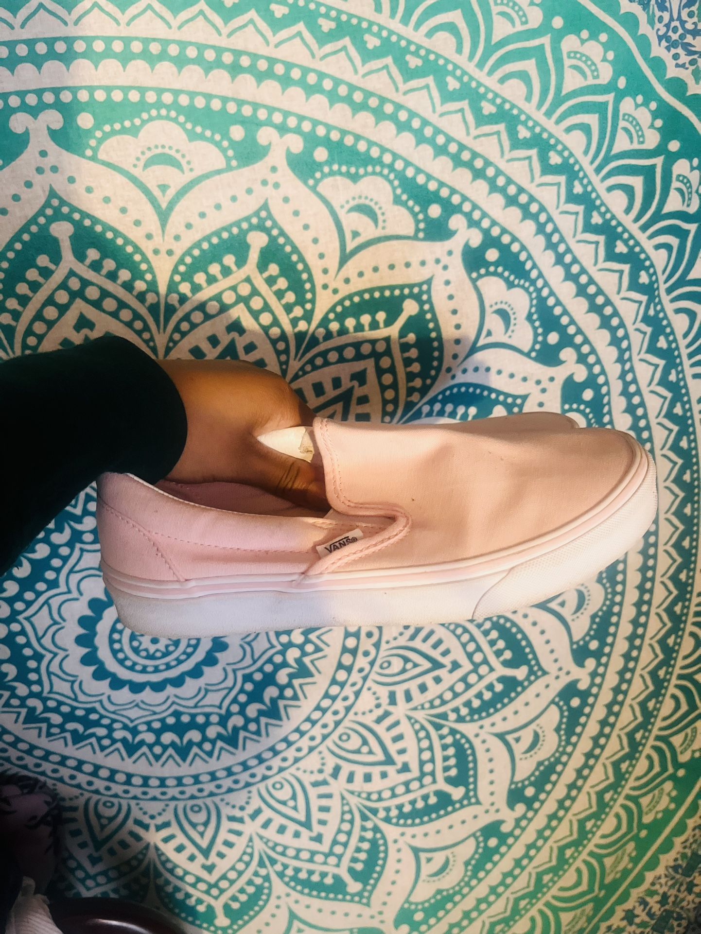 Pink Slip On Vans