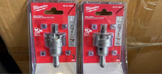 Milwaukee One-Piece Carbide Hole Cutter 2-Pack
