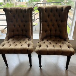Vintage Dining Chairs Set