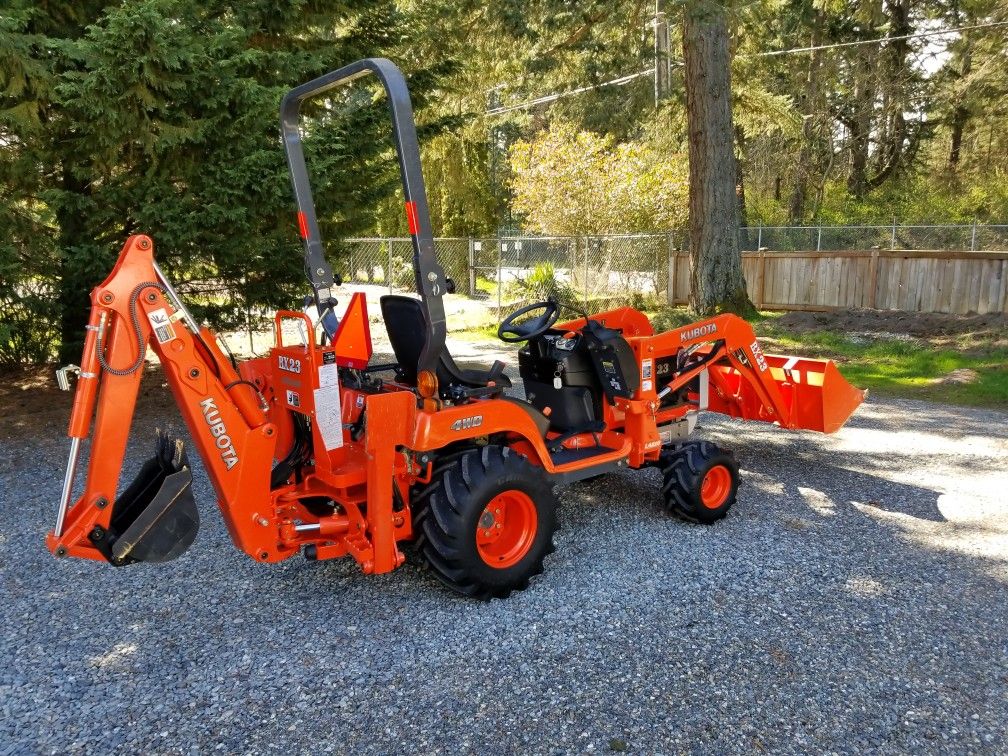 Kubota BX23 w/loader & backhoe for Sale in WA OfferUp