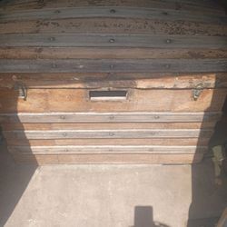 Antique Wooden Chest 