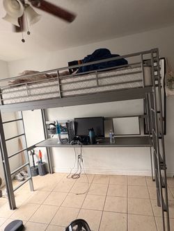 Loft bed frame