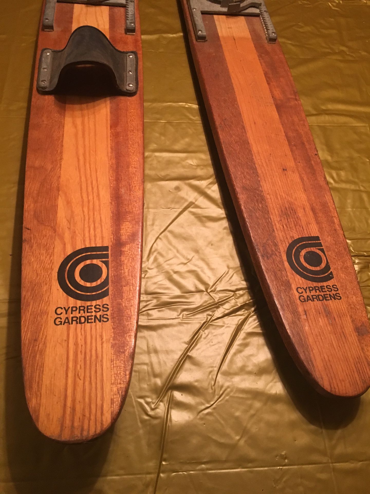 Vintage Water Skis Cypress Gardens (Dick Pope Jr & Mustang ) 2 pair