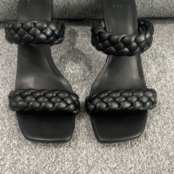 BRAIDED HEEL SANDAL 