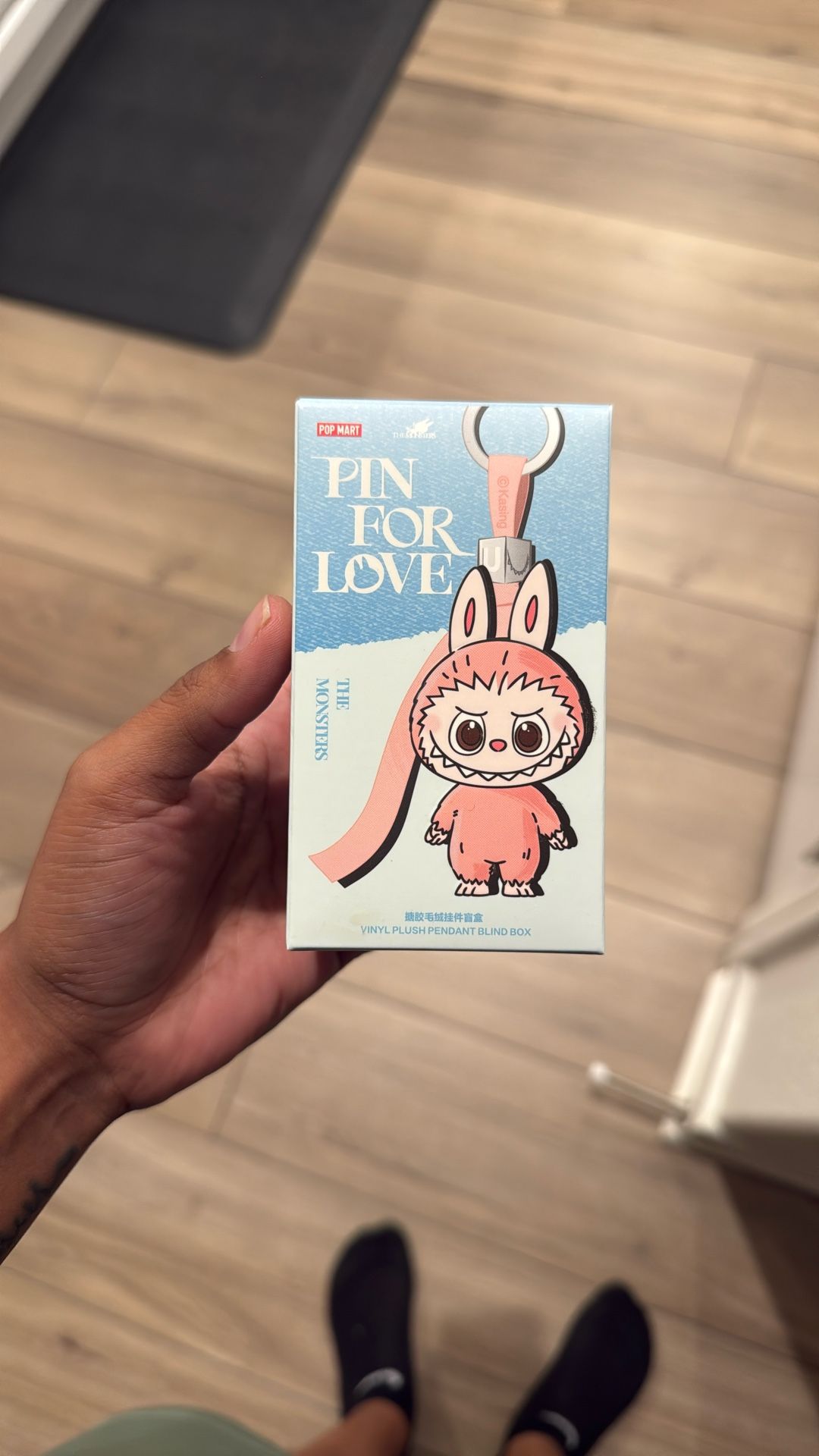 THE MONSTERS Pin for Love Series-Vinyl Plush Pendant Blind Box (N-Z)
