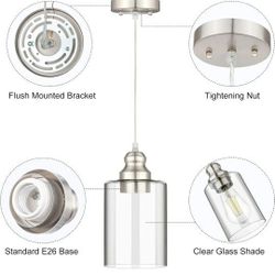 Industrial Pendant Lighting, Adjustable Hanging Light Fixtures