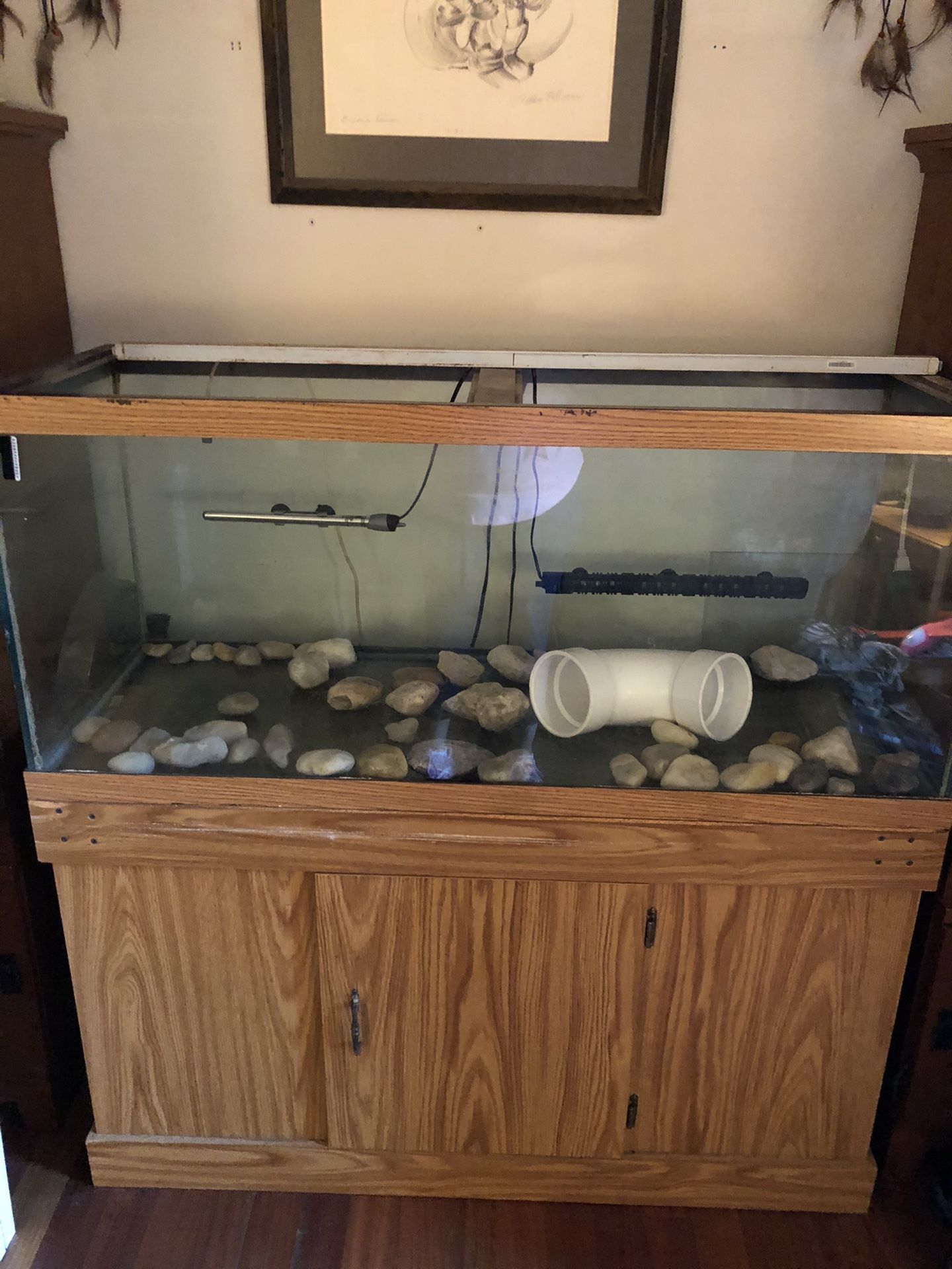 75 gallon fish tank and stand