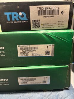 Rotors and brake pad set