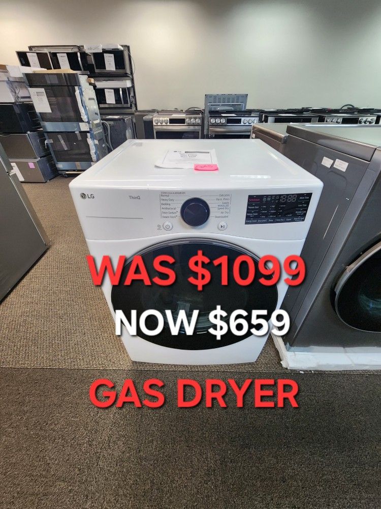 7.4 Cu. Ft. Ultra Large Capacity Smart Front Load Energy Star Electric Dryer With Sensor Dry