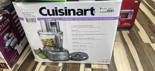 13 cup Cuisinart food processor & dicing kit