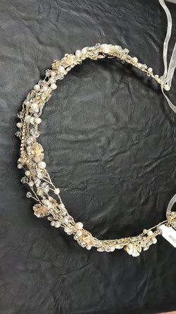 Gold and Crystal headband, tiara