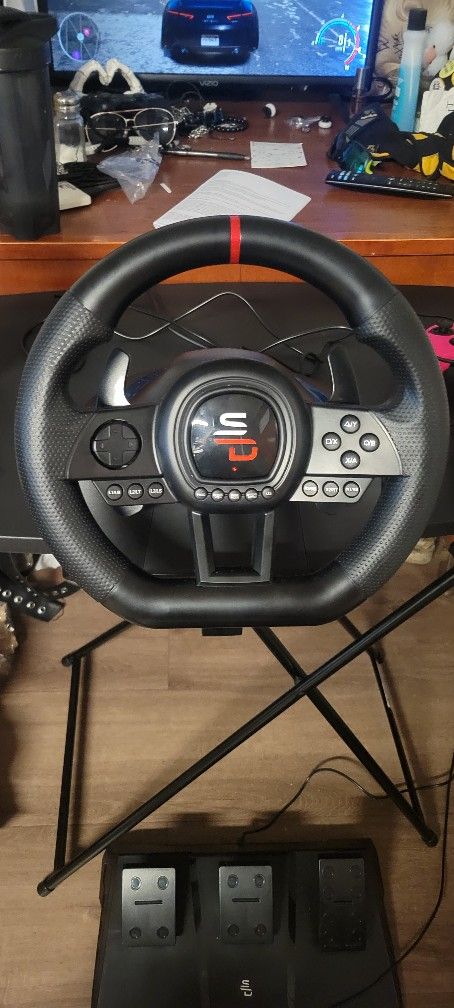 Superdrive GS 650X Racing Wheel w/ Pedals – $75
