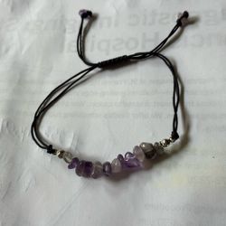 Purple Beaded Bracelet 