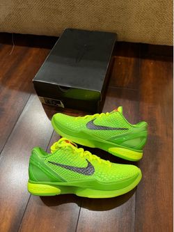 Kobe 6 Grinch size 9.5