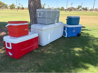 6 Coolers for $75