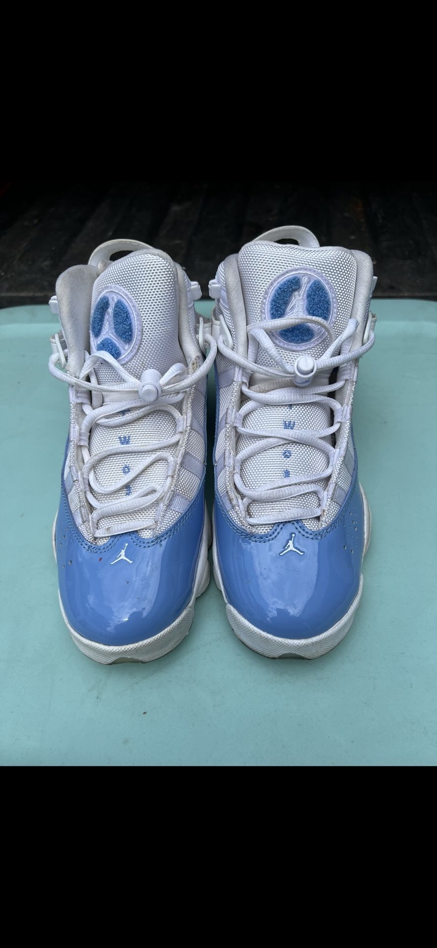 Nike Air Jordan 6 Rings UNC North Carolina Size Youth 7Y