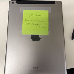 iPad 5th Gen Locked 
