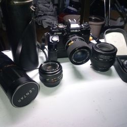 Minolta X- 700 + 3  Lens + Luna Pro+ Motor Driver