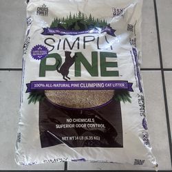 Simple Pine Cat Litter 