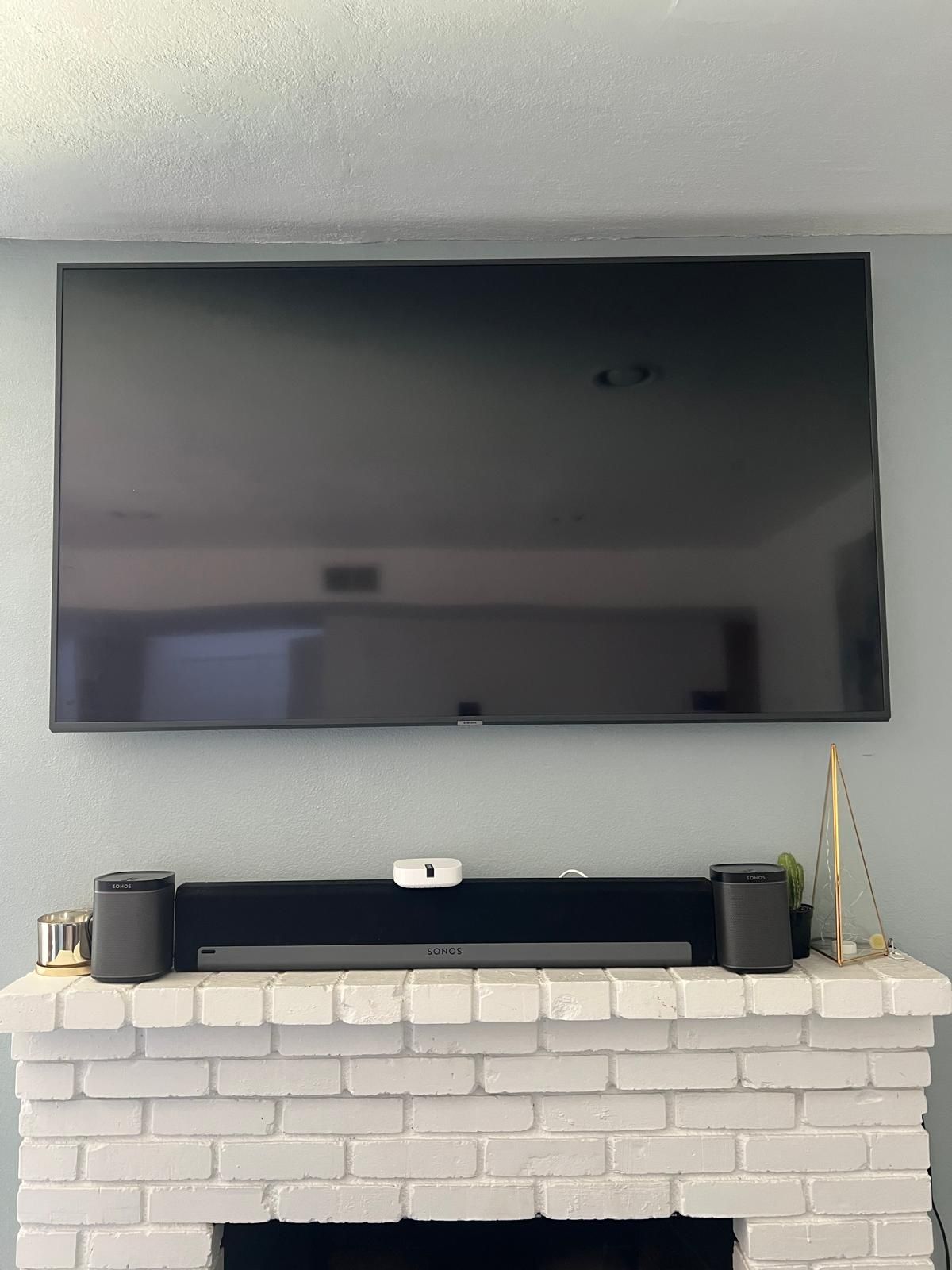 Sonos PlayBar Wireless Soundbar with two wireless smart speaker and wireless speaker transmitter