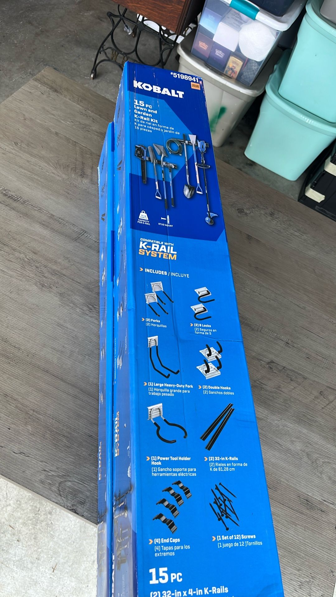 KOBALT NEW 15- Pc Lawn & Garden K Rail Kit