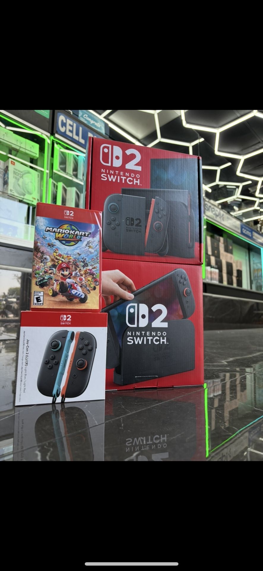 Nintendo Switch 2 Mario Bundle (Take It Home In Payments/ llévalo a casa en pagos)