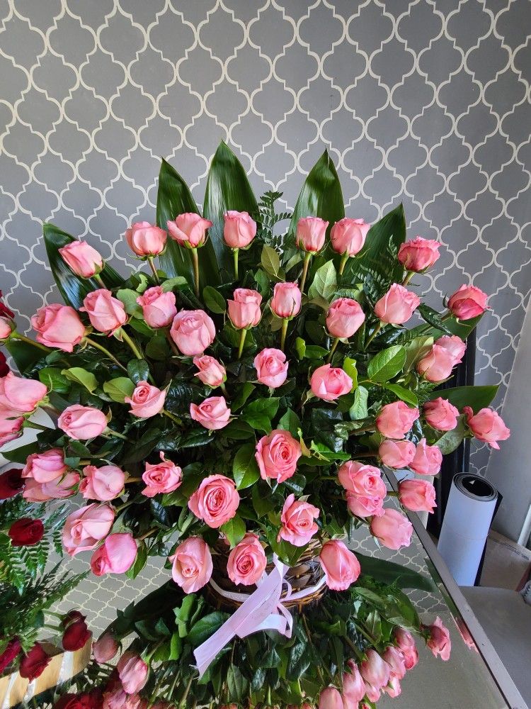 50 Roses Arrangement, Any Color