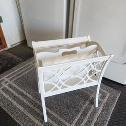 Clean redone magazine/newspaper rack