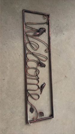 Metal Welcome Sign Wall Decor
