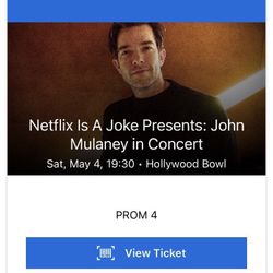 Netflix Is A Joke - John Mulaney Tickets For Sale