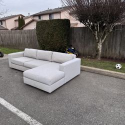 West Elm Sectional Couch DELIVERY AVAILABLE 