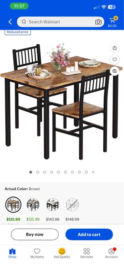 New dining table and chairs