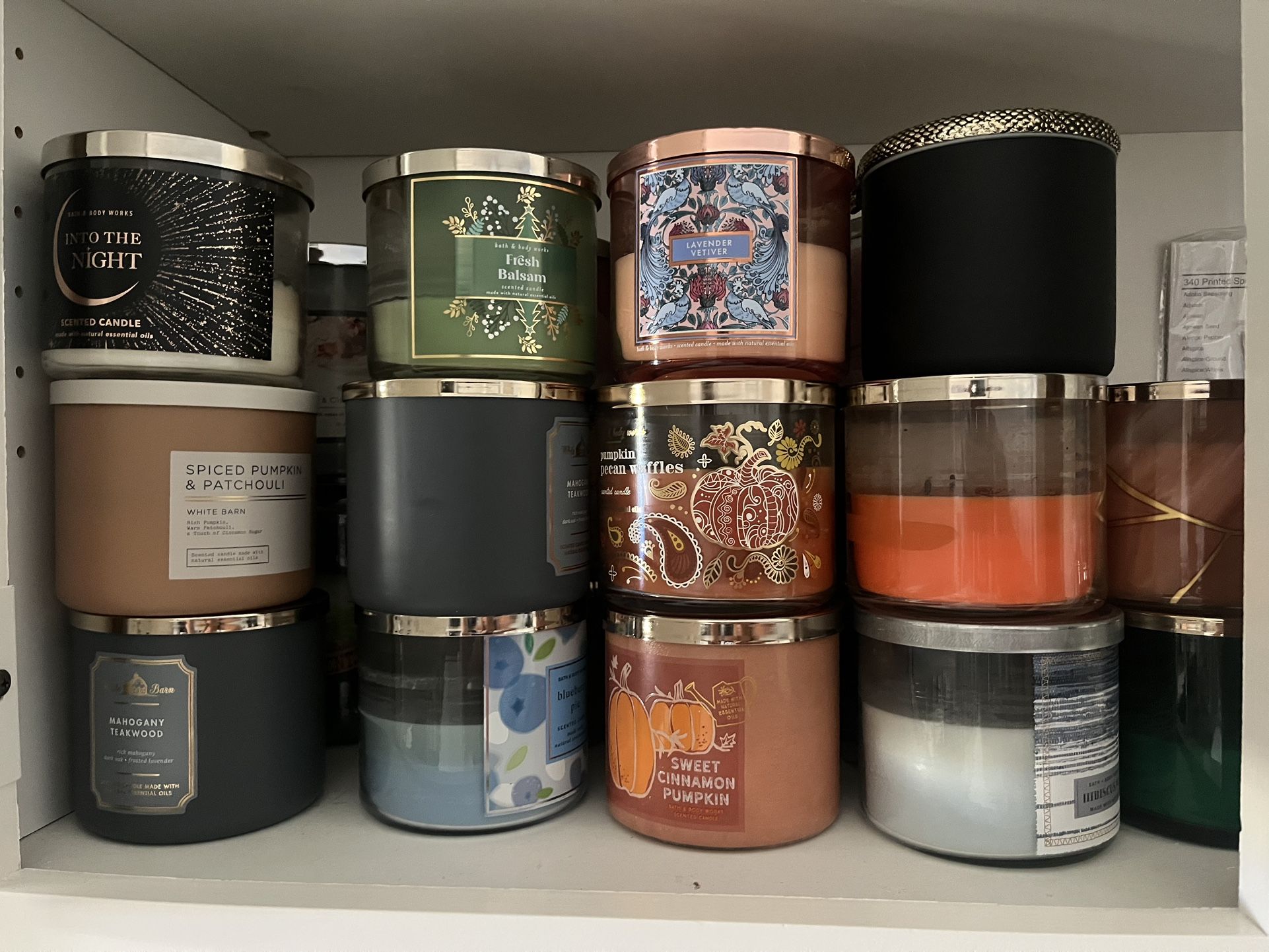 Any Candle $2 Each