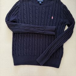 Children’s Polo Ralph Lauren Girl Cable-Knit Cotton Sweater