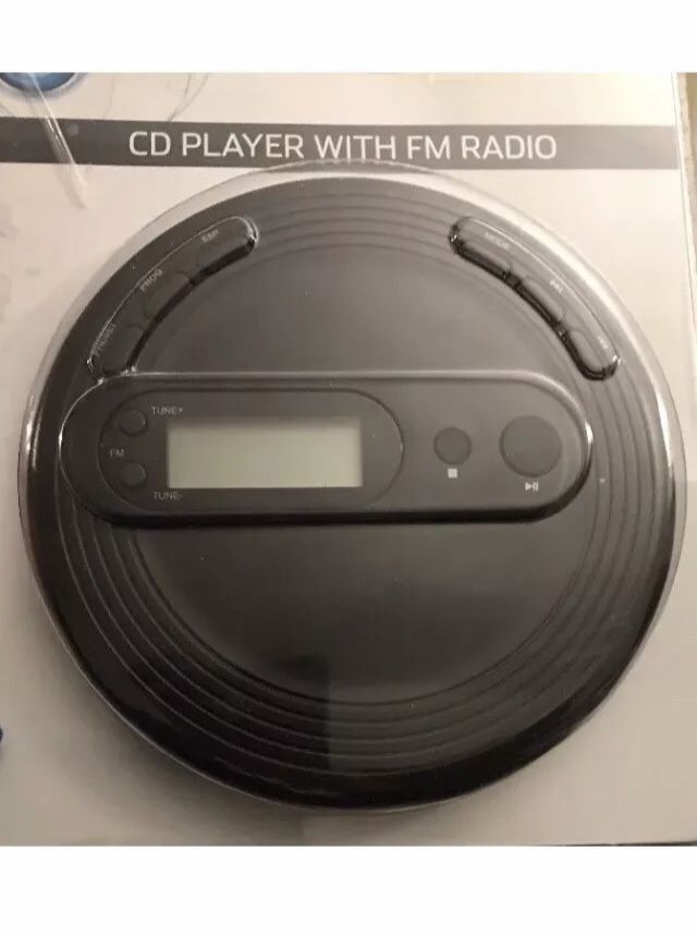 Portable CD player with fm radio