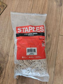 Staples #19 Rubber Bands 1 lb Bag