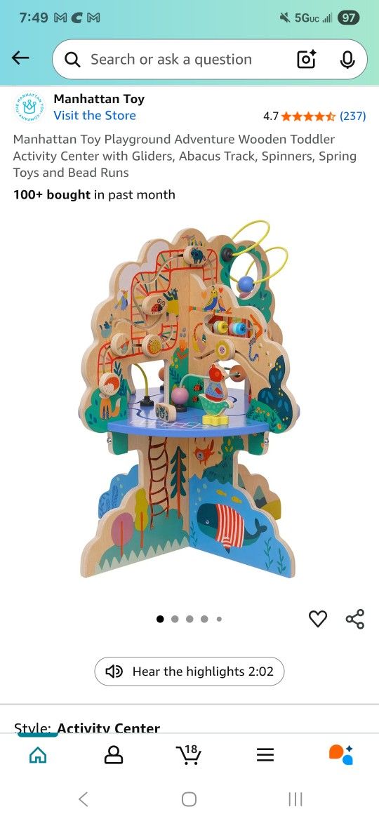 Manhattan Toy Activity Center