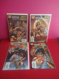 DYNAMITE 4 OF 4 XENA WARRIOR PRINCESS ARMY OF DARKNESS SIGNED BY BRANDON JERWA