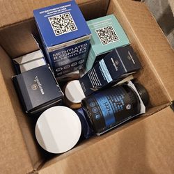 Box of Assorted Supplements All New Never Used