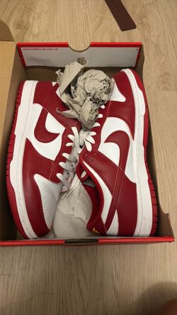 Red Nike dunks size 10
